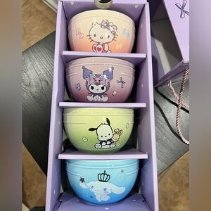 Sanrio Licensed Ceramic Bowl Set of 4